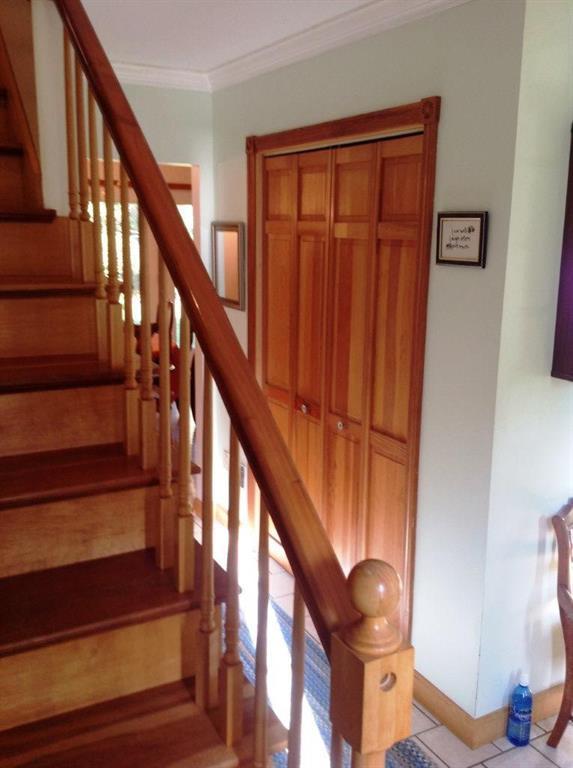 834 China Road Winslow, ME 04901 - Photo 15 of 35 Staircase with Cherry Steps and...