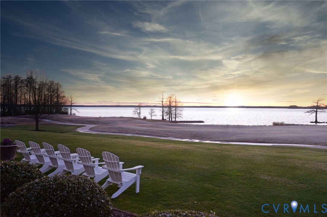 1613 River Ridge Williamsburg, VA 23185 - Photo 79 of 82 Dock area featuring a water view and a lawn