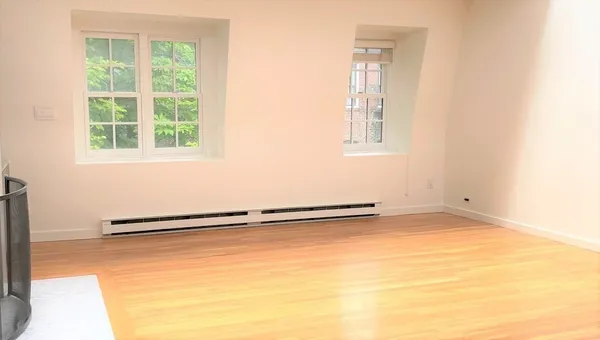 a view of a room with natural light