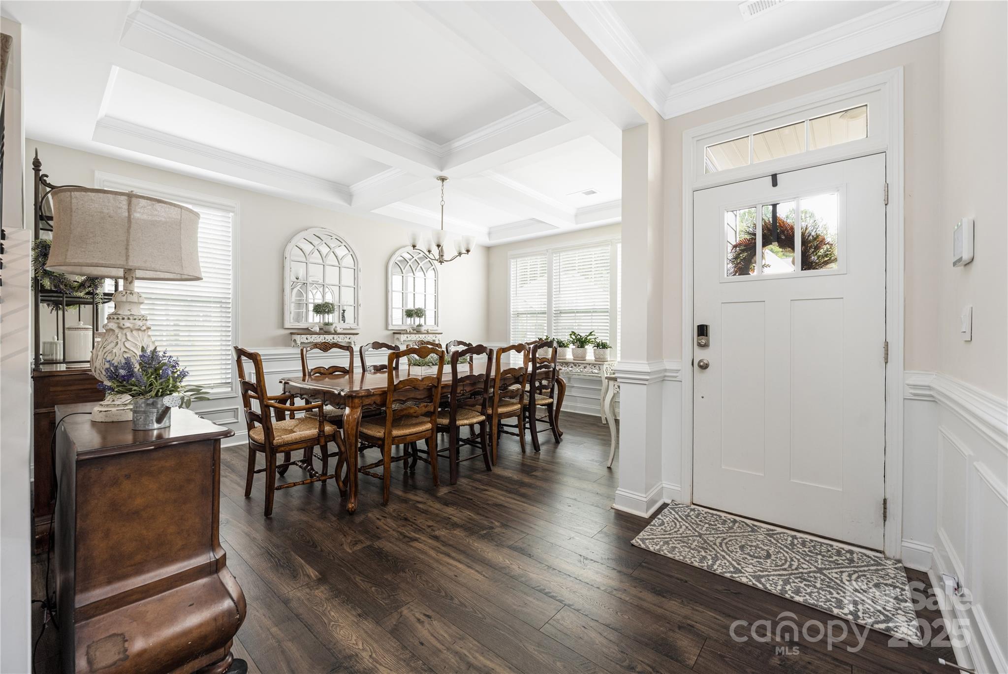 121 Rhuidean Court Troutman, NC 28166 - Photo 7 of 44 a view of a dining room and livingroom view