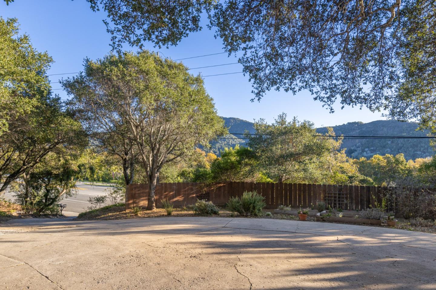 9805 Carmel Valley Road Carmel, CA 93923 - Photo 4 of 35 a view of a yard with plants and trees