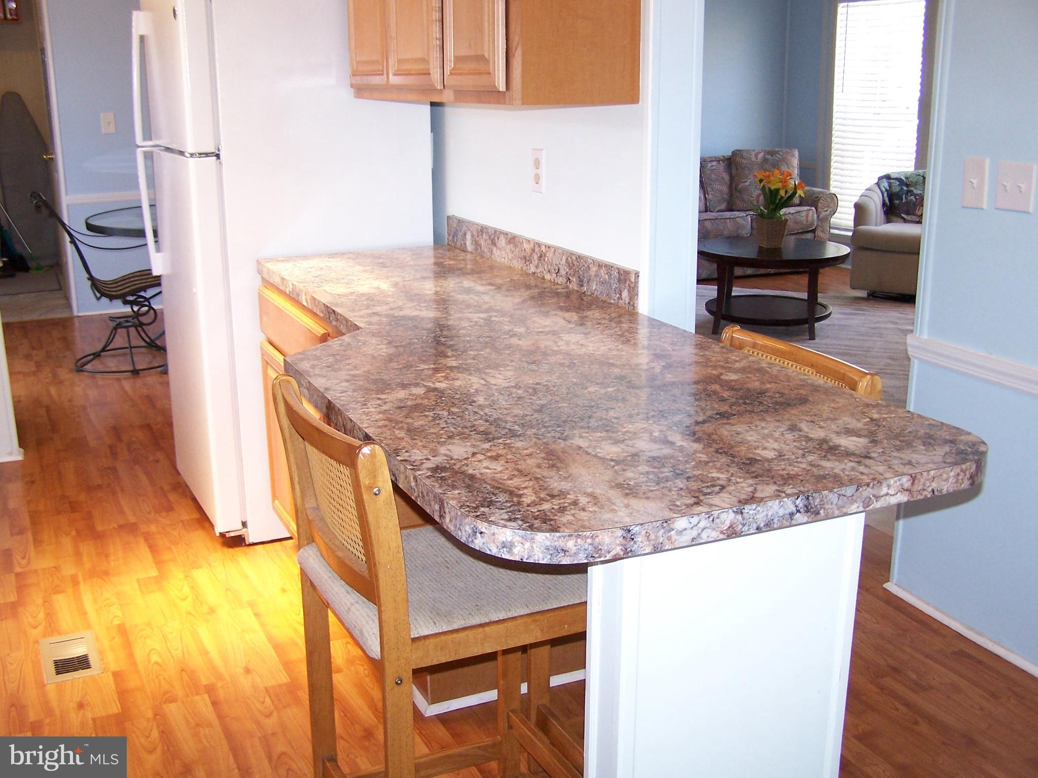 13333 Nantucket Road Ocean City, MD 21842 - Photo 23 of 51 Breakfast Bar with Stools