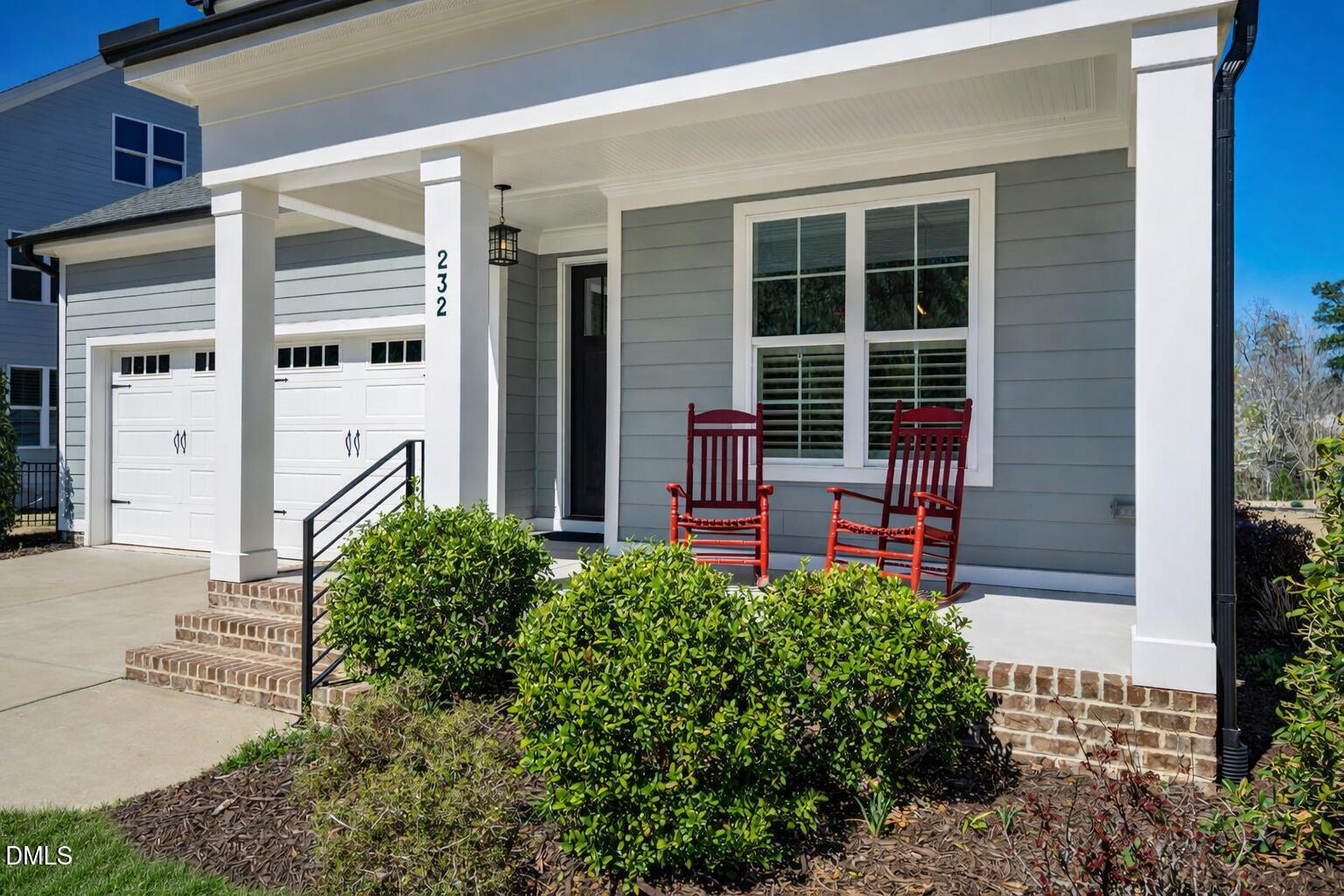 232 Logbridge Road Chapel Hill, NC 27516 - Photo 10 of 85 Front Porch w/ Room for Furniture