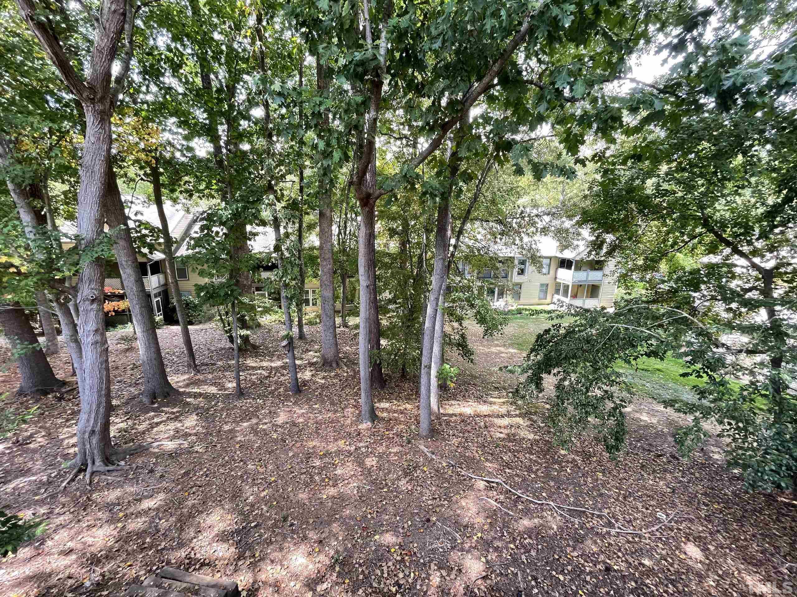 712 Broad Leaf Circle, Unit 712 Raleigh, NC 27613 - Photo 25 of 26 a backyard of a house with lots of green space