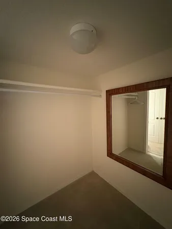 a view of a closet