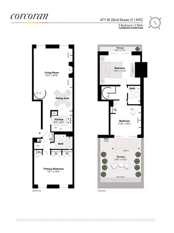 $2,395,000 | 471 West 22nd Street, Unit F | Chelsea