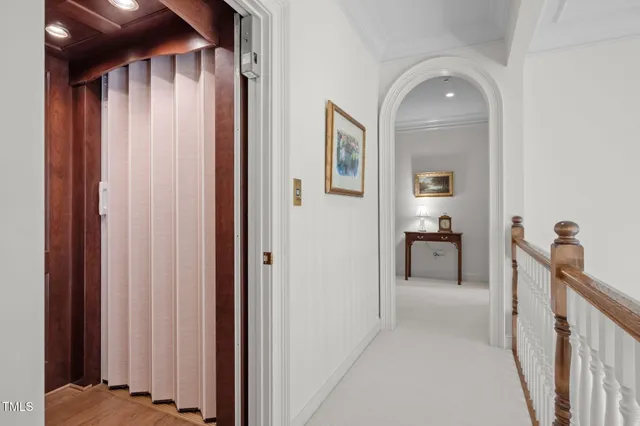 a bathroom with a shower and a toilet