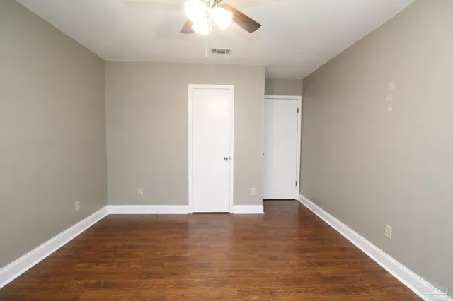 wooden floor in an empty room