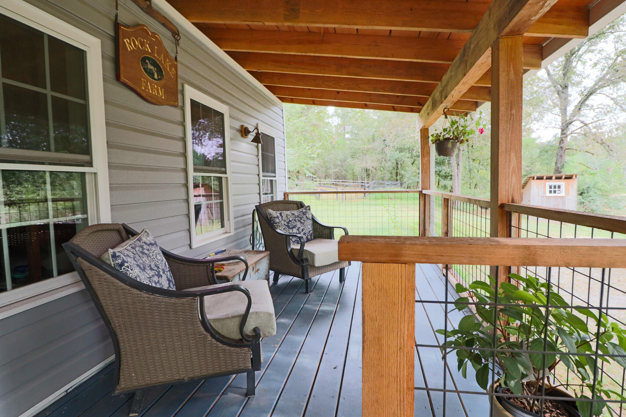 269 Bluffwood Road Wagener, SC 29164 - Photo 2 of 21 a view of a patio with couches chairs and table in patio