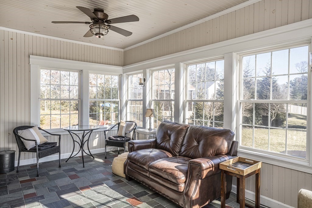 744 Berkley Street Berkley, MA 02779 - Photo 17 of 41 a living room with furniture and a floor to ceiling window