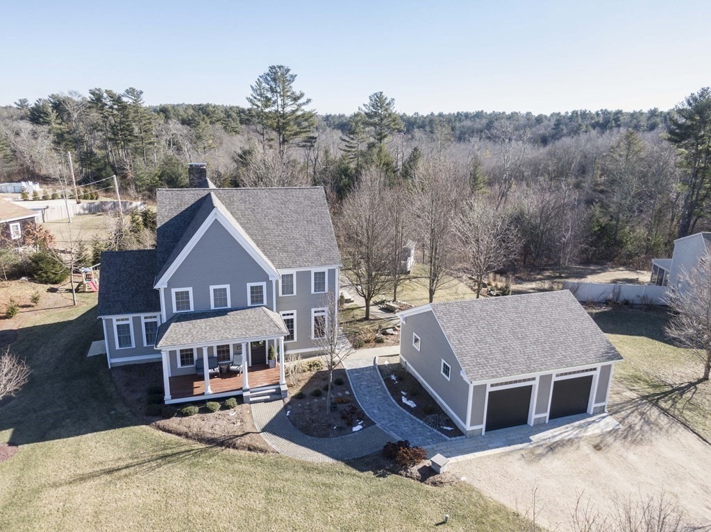 744 Berkley Street Berkley, MA 02779 - Photo 39 of 41 an aerial view of a house with roof deck front of house