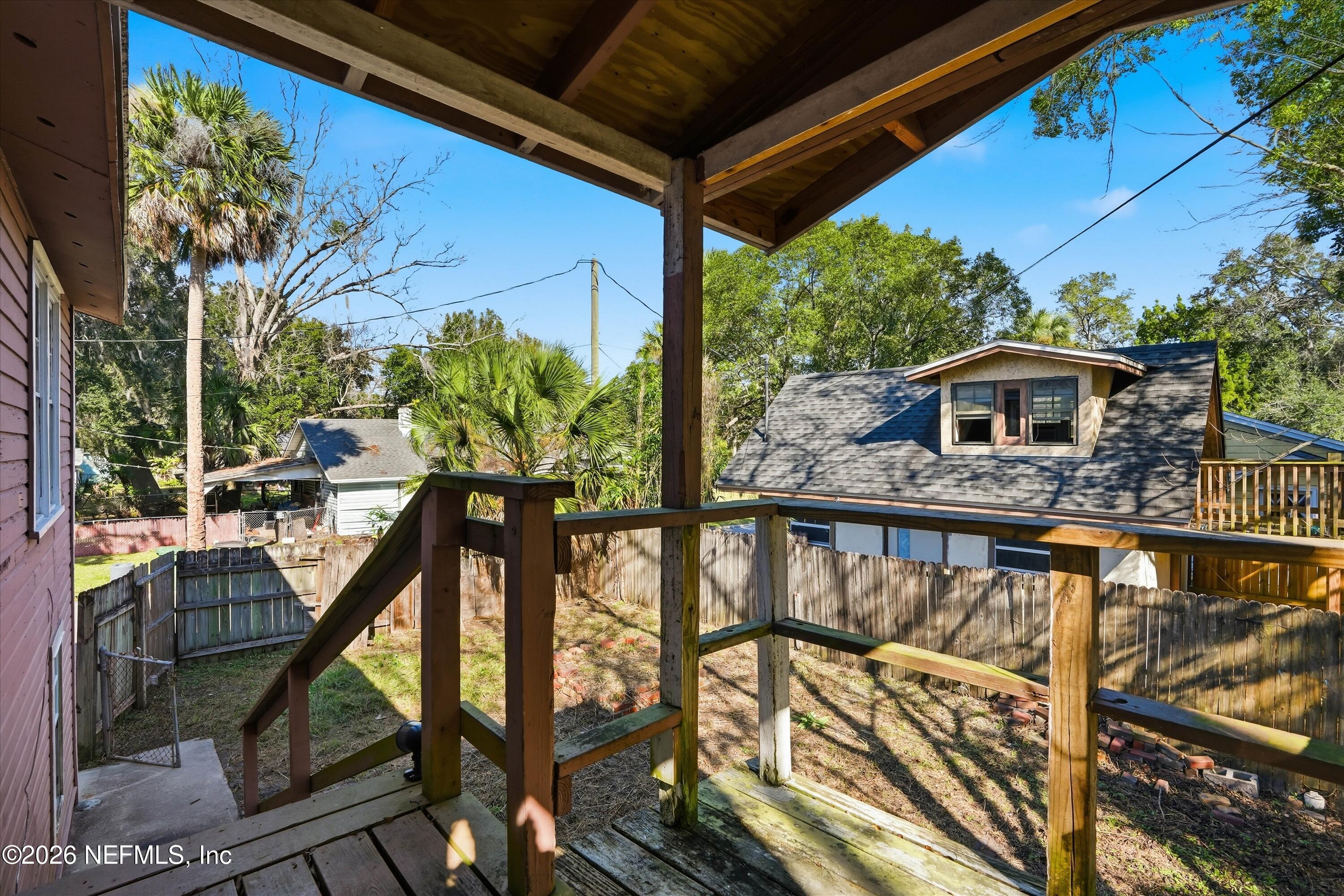 27 Julia Street St. Augustine, FL 32084 - Photo 16 of 46 a view of balcony with furniture and outdoor seating