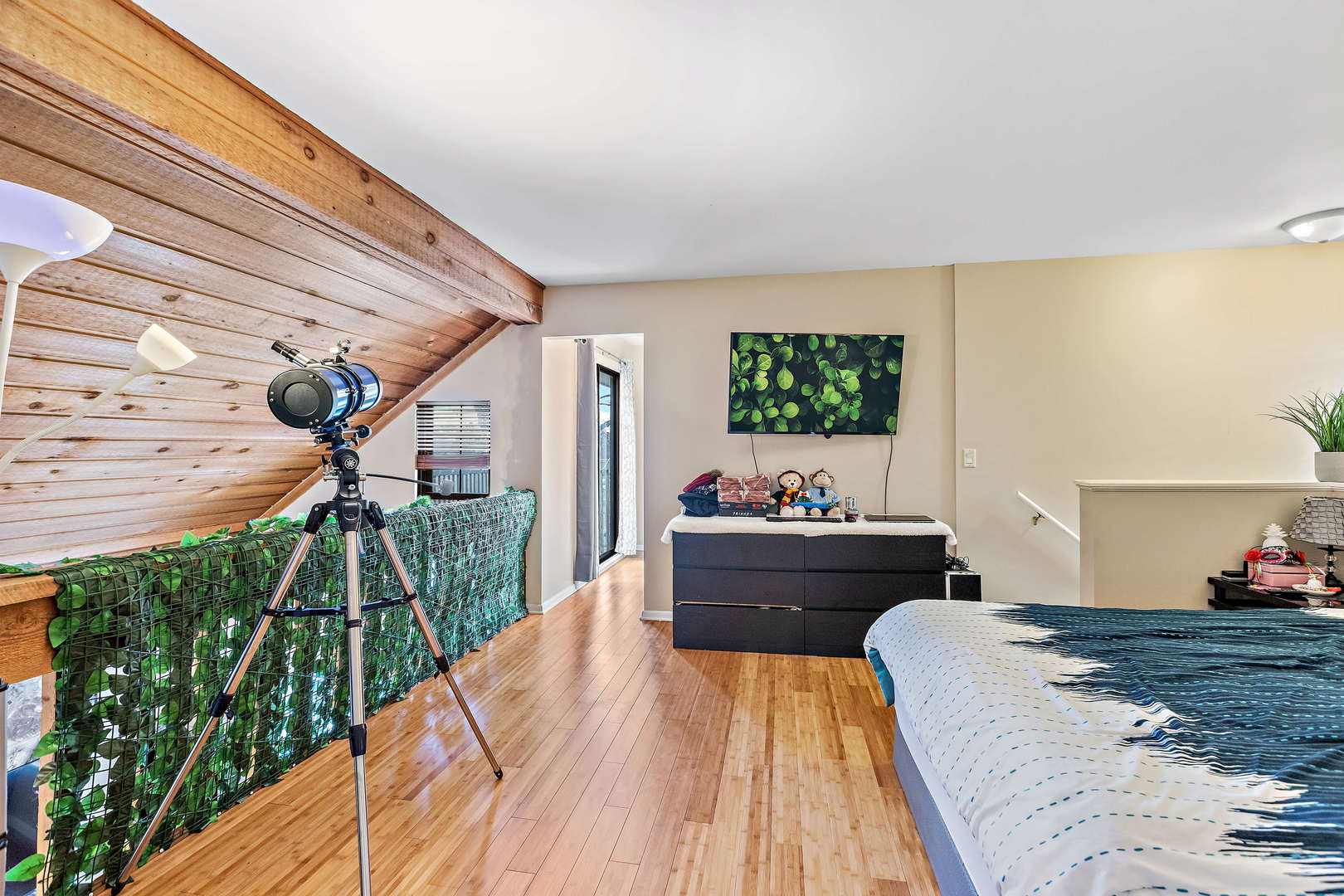 772 Chandler Road, Unit 772 Gurnee, IL 60031 - Photo 13 of 30 a bed room with a bed and a balcony