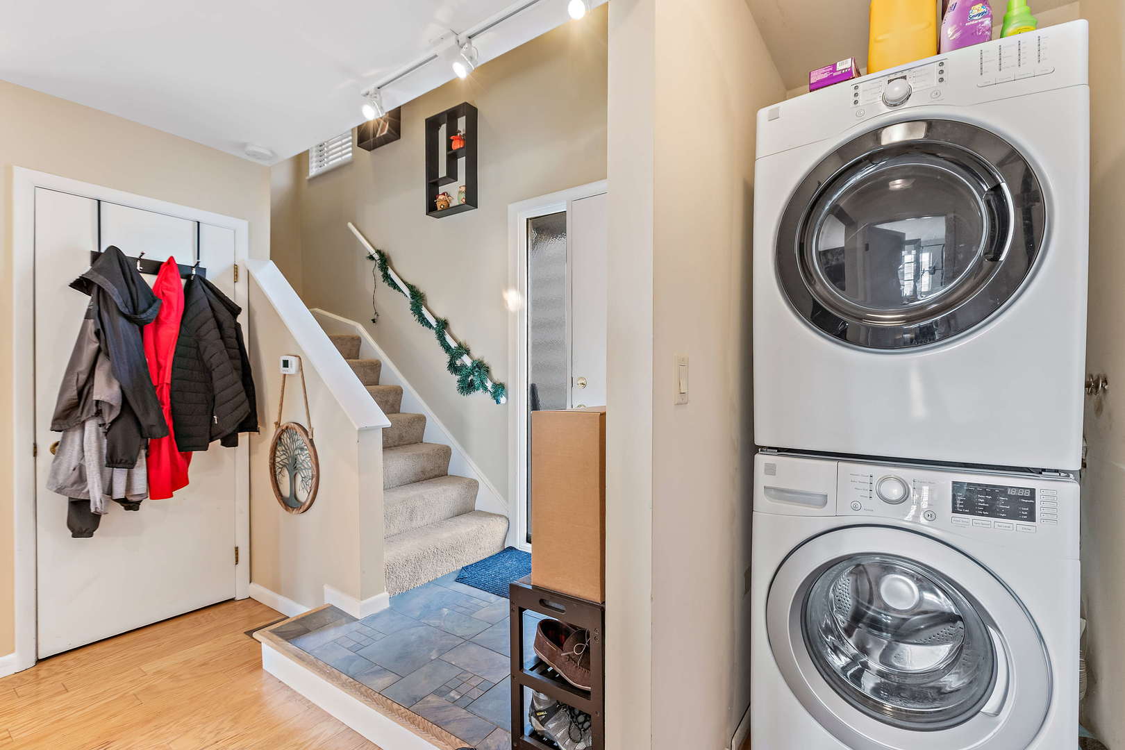 772 Chandler Road, Unit 772 Gurnee, IL 60031 - Photo 22 of 30 a view of entryway with washer and dryer