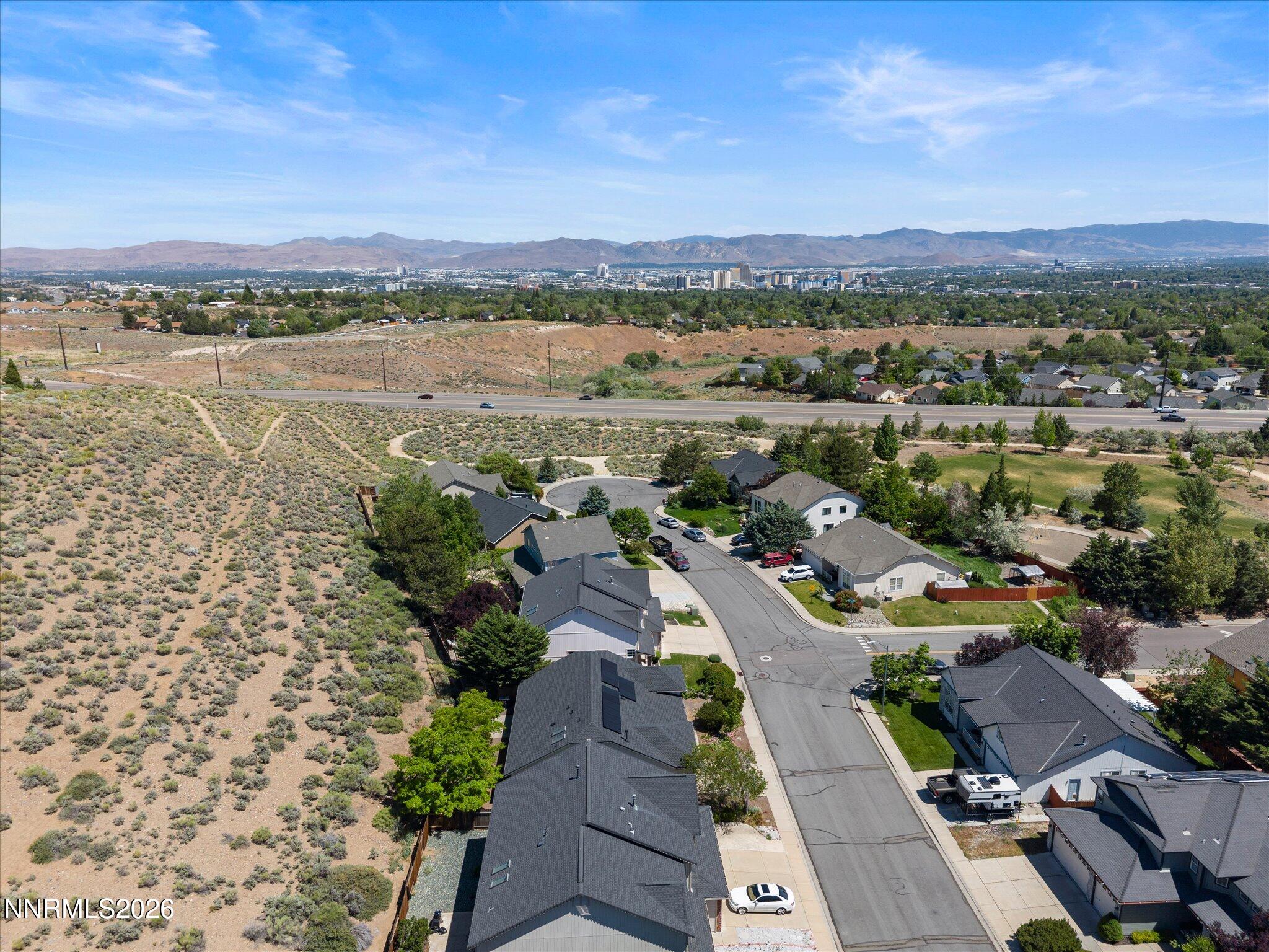 3101 Green River Drive Reno, NV 89503 - Photo 61 of 62 an aerial view of a city with lots of residential buildings
