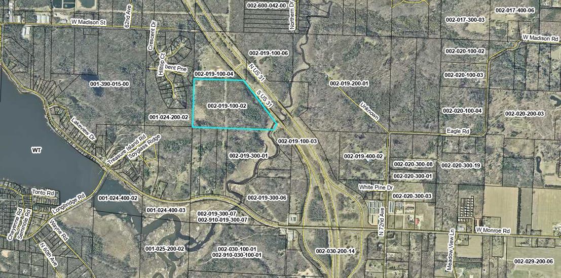 4651 West Madison Road Pentwater, MI 49449 - Photo 20 of 20 map
