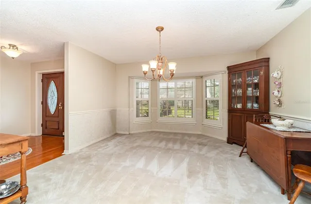 a view of a livingroom with a window