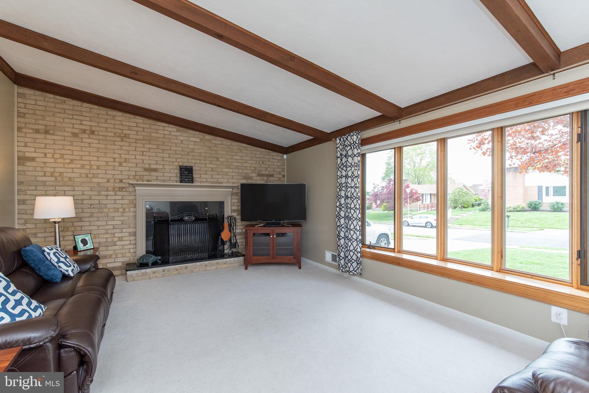 4310 Camellia Road Baltimore, MD 21236 - Photo 2 of 55 LivingRoom w/Fireplace & Bay Window