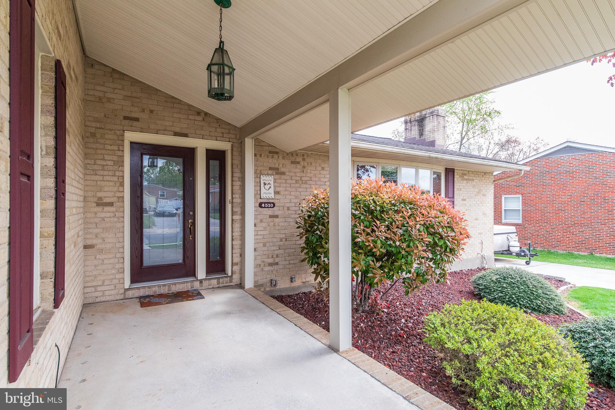 4310 Camellia Road Baltimore, MD 21236 - Photo 14 of 55 Covered Front Porch