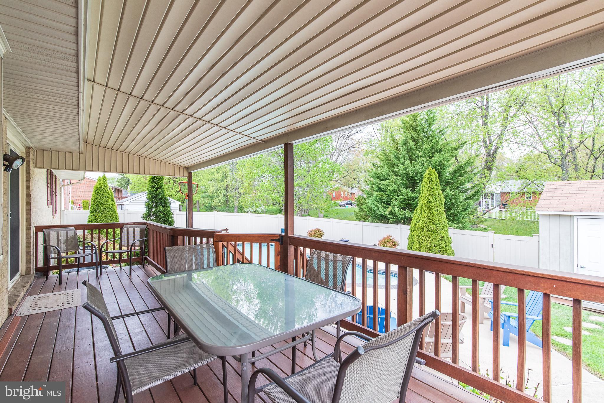 4310 Camellia Road Baltimore, MD 21236 - Photo 6 of 55 Covered Rear Deck for Relaxing in the Shade
