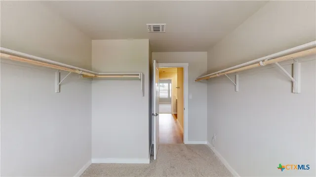 a view of walk in closet