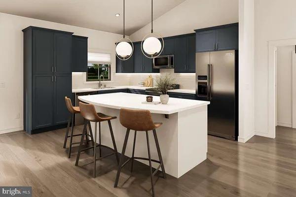 a living room with furniture a rug and a chandelier