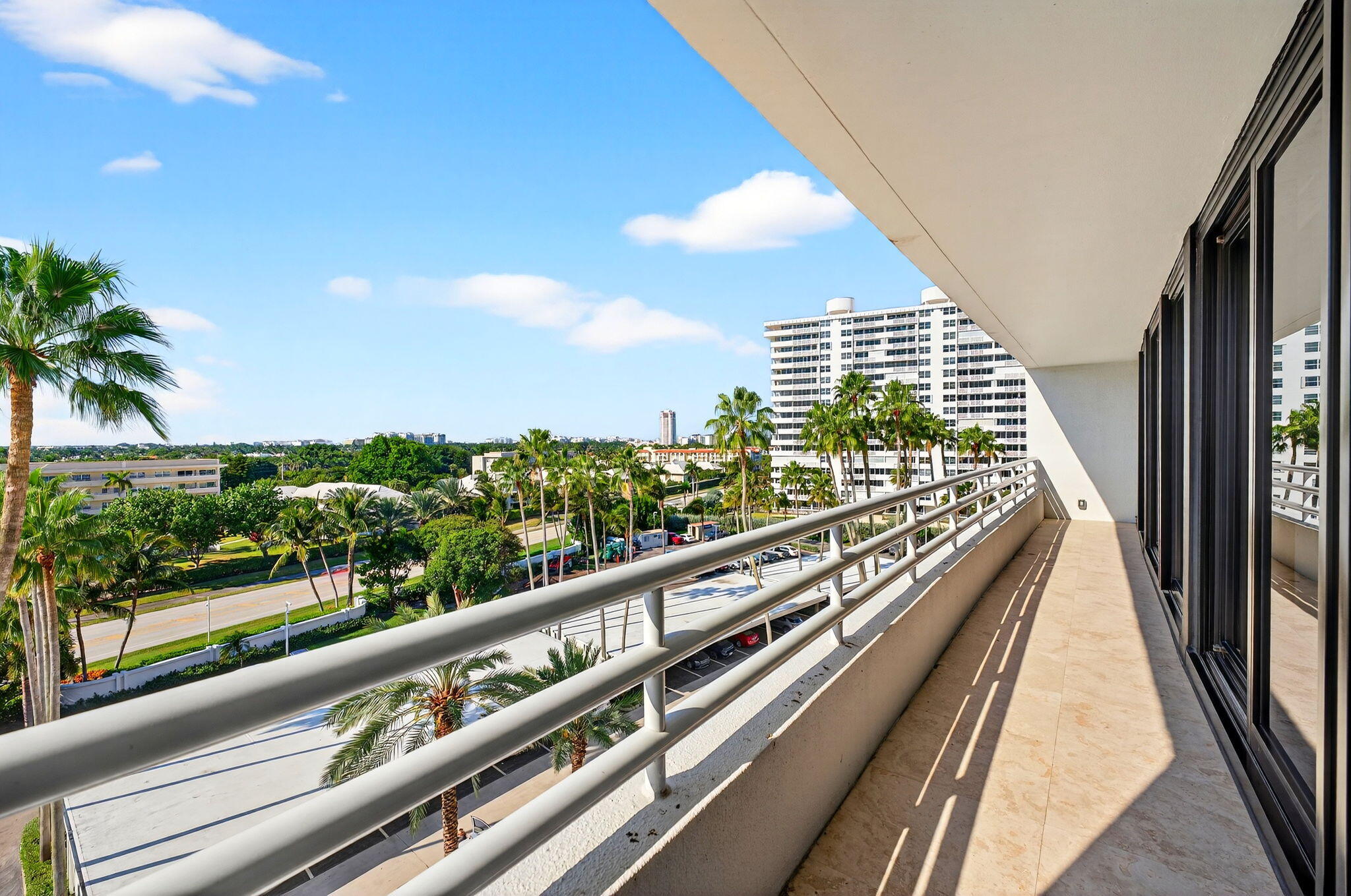 1400 South Ocean Boulevard, Unit 605 Boca Raton, FL 33432 - Photo 39 of 77 a view of balcony with a potted plant