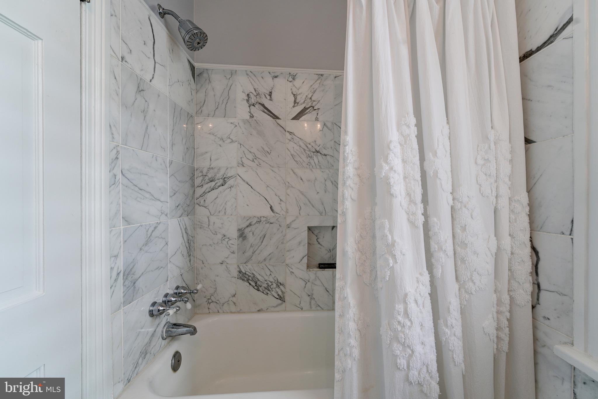 1237 29th Street Northwest Washington, DC 20007 - Photo 20 of 37 Hall Full 2nd floor Bathroom has tub & shower