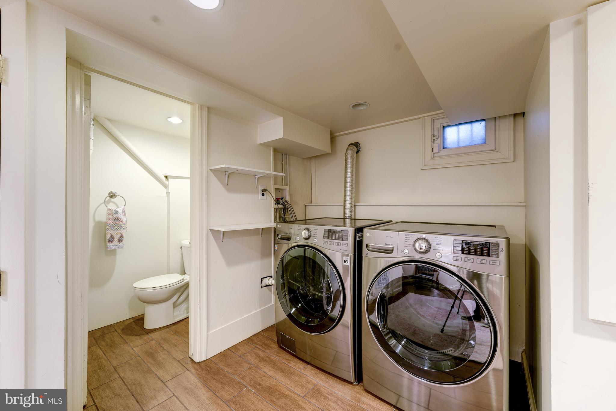 1237 29th Street Northwest Washington, DC 20007 - Photo 25 of 37 Washer/Dryer in Lower Level