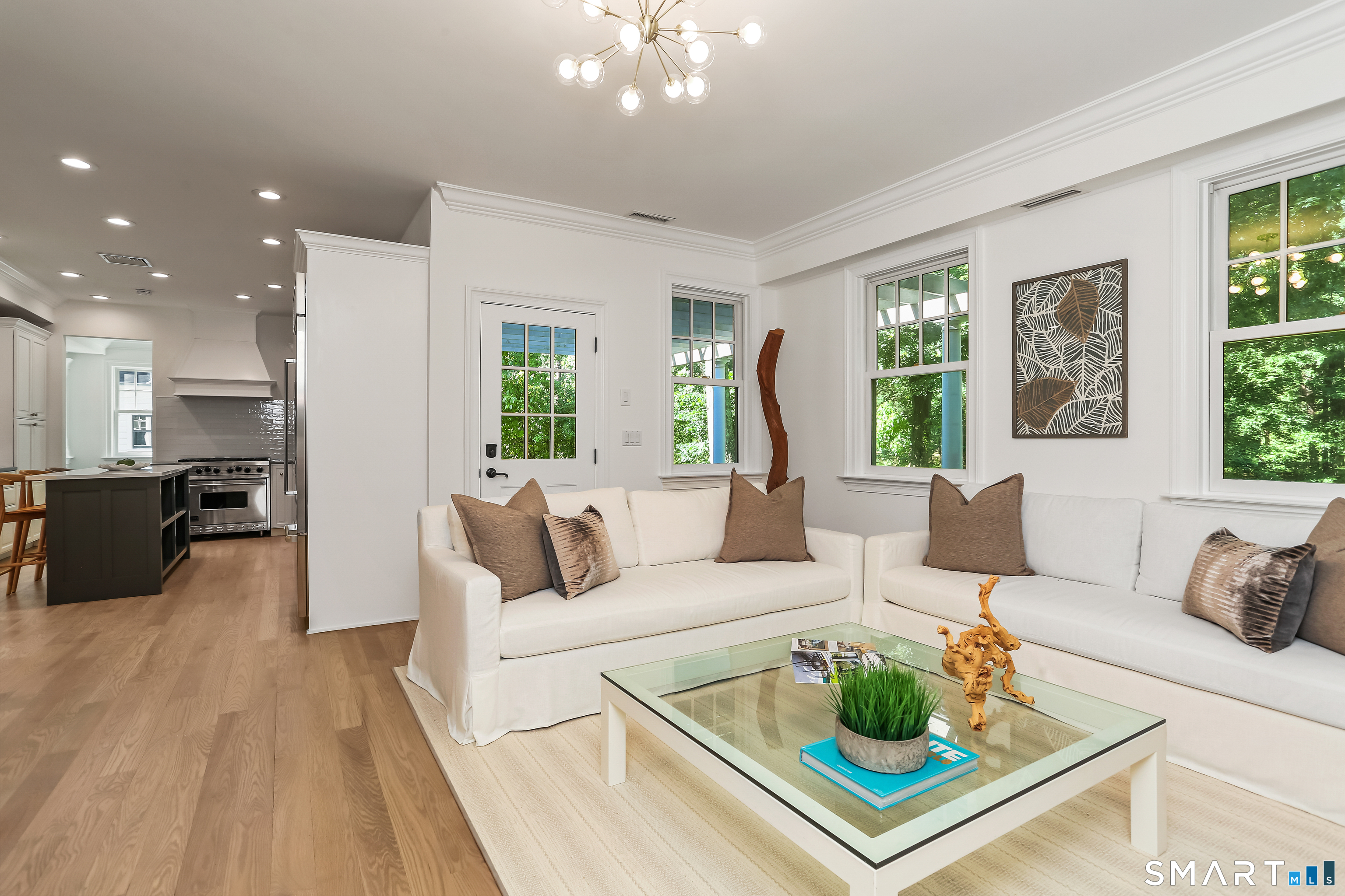 21 Woods Grove Road Westport, CT 06880 - Photo 17 of 38 Family Room looking into Kitchen