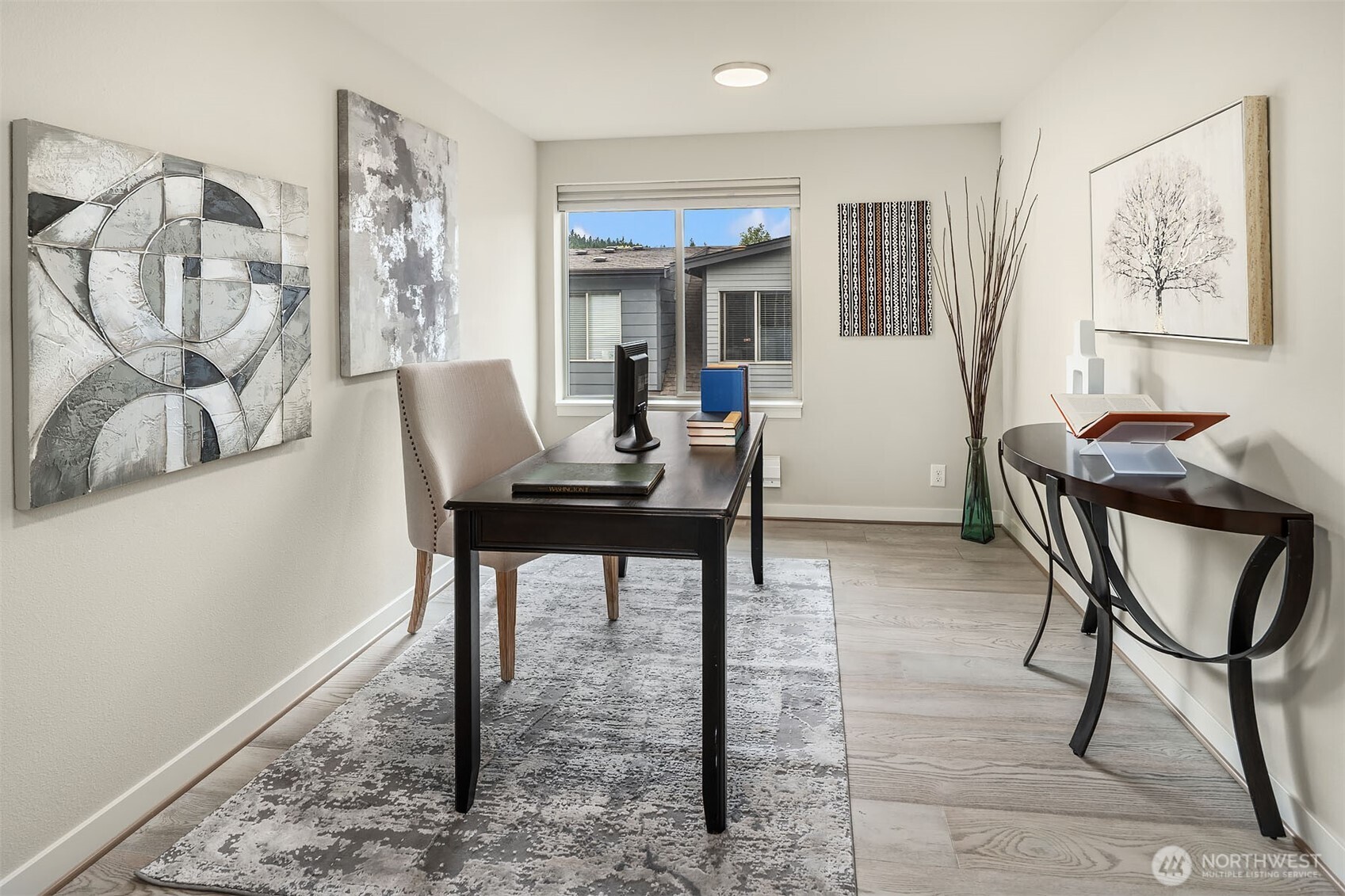 1910 Riva Lane Northwest Issaquah, WA 98027 - Photo 21 of 31 a workspace with furniture and window