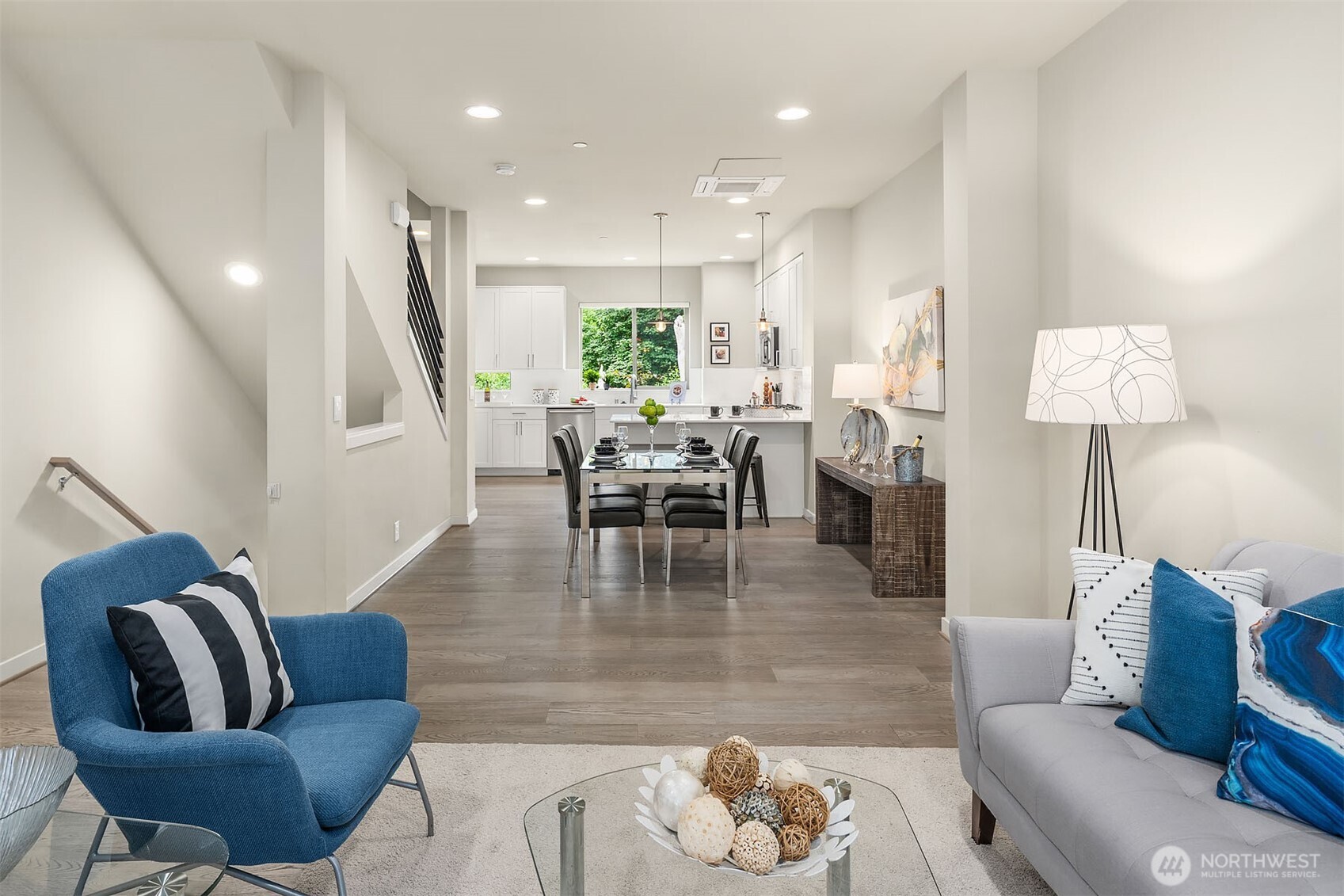 1910 Riva Lane Northwest Issaquah, WA 98027 - Photo 7 of 31 a living room with furniture kitchen view and a large window