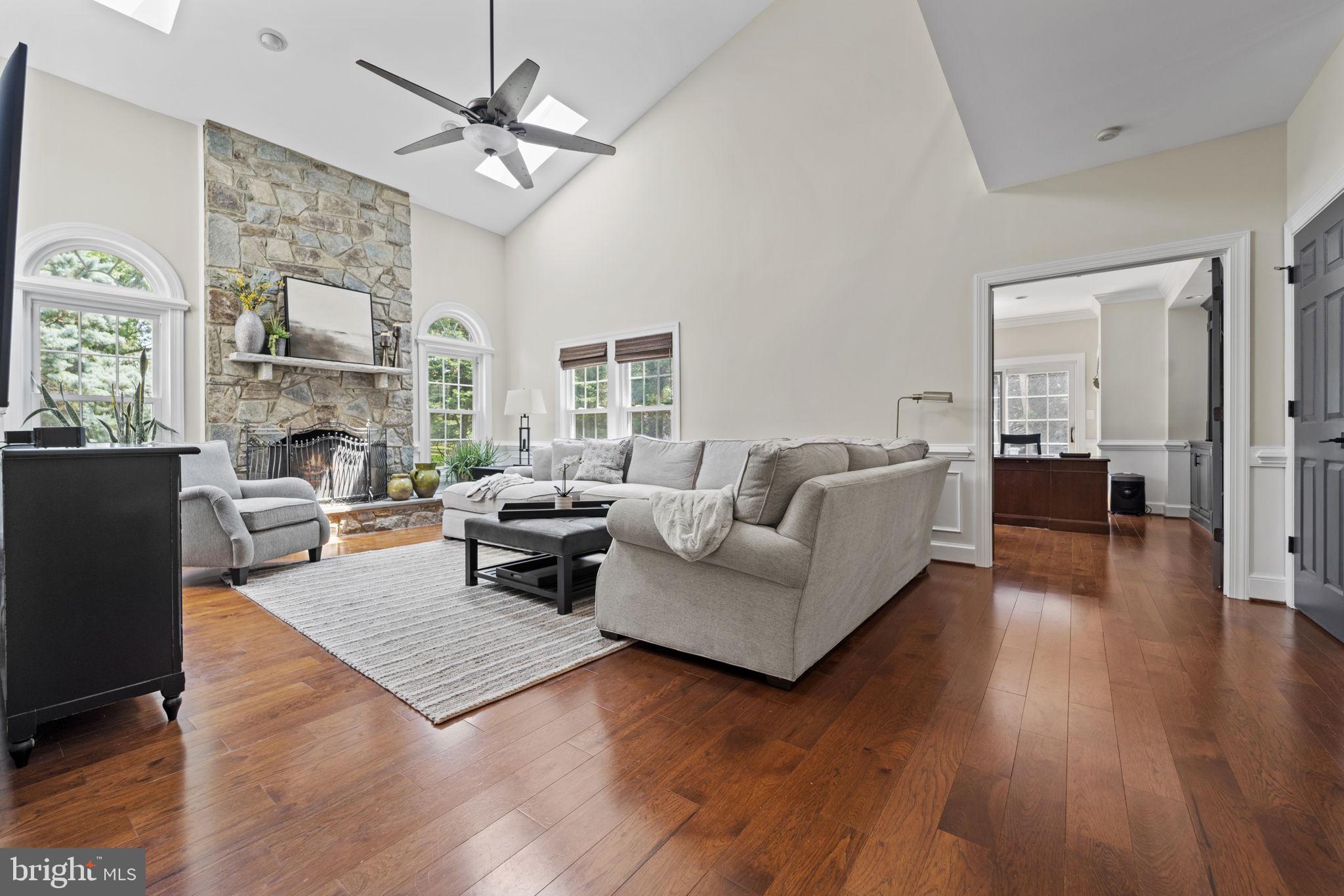 1211 Tottenham Court Reston, VA 20194 - Photo 11 of 80 View of office from family room with skylights
