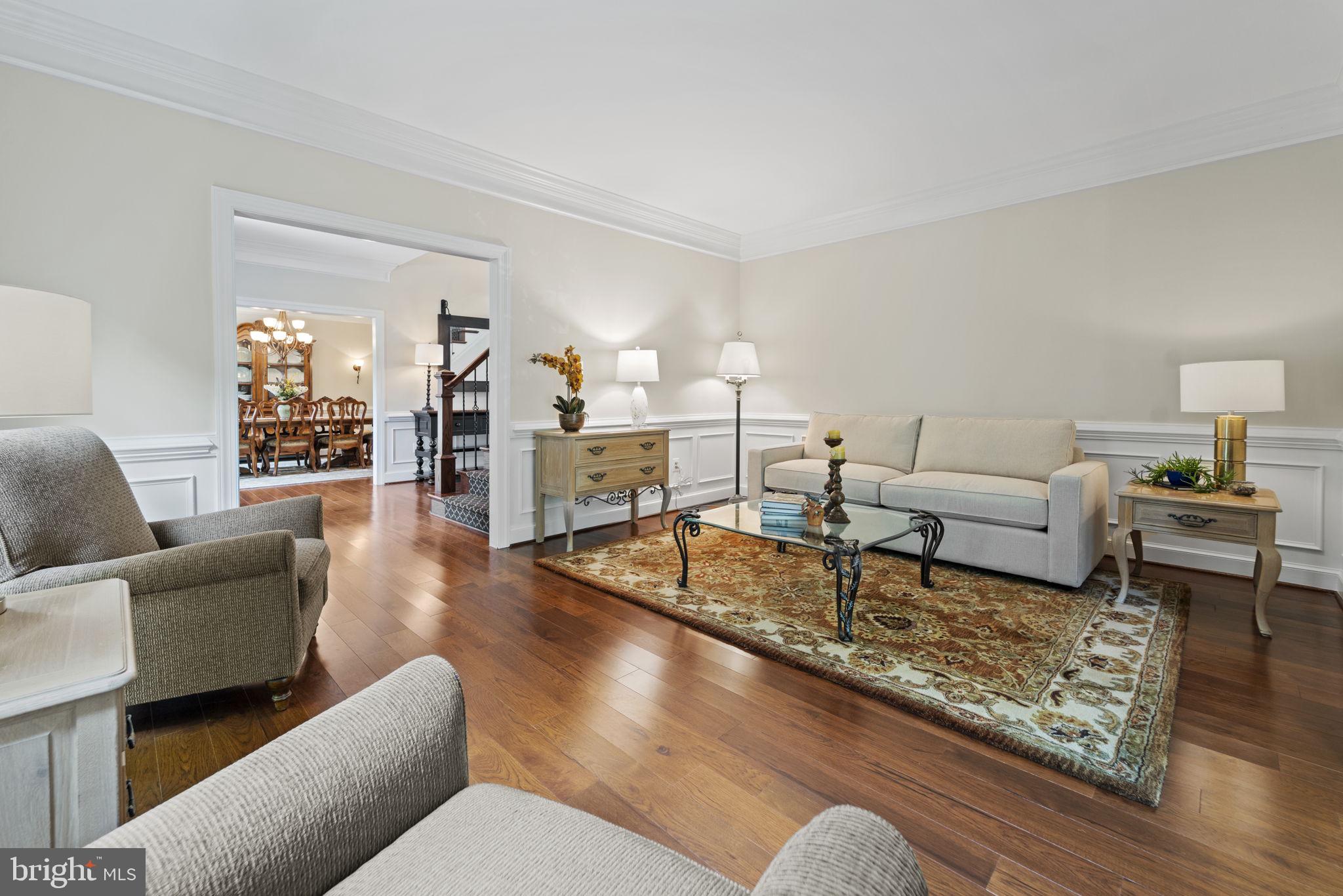 1211 Tottenham Court Reston, VA 20194 - Photo 28 of 80 More of the living room with wide plank hardwoods