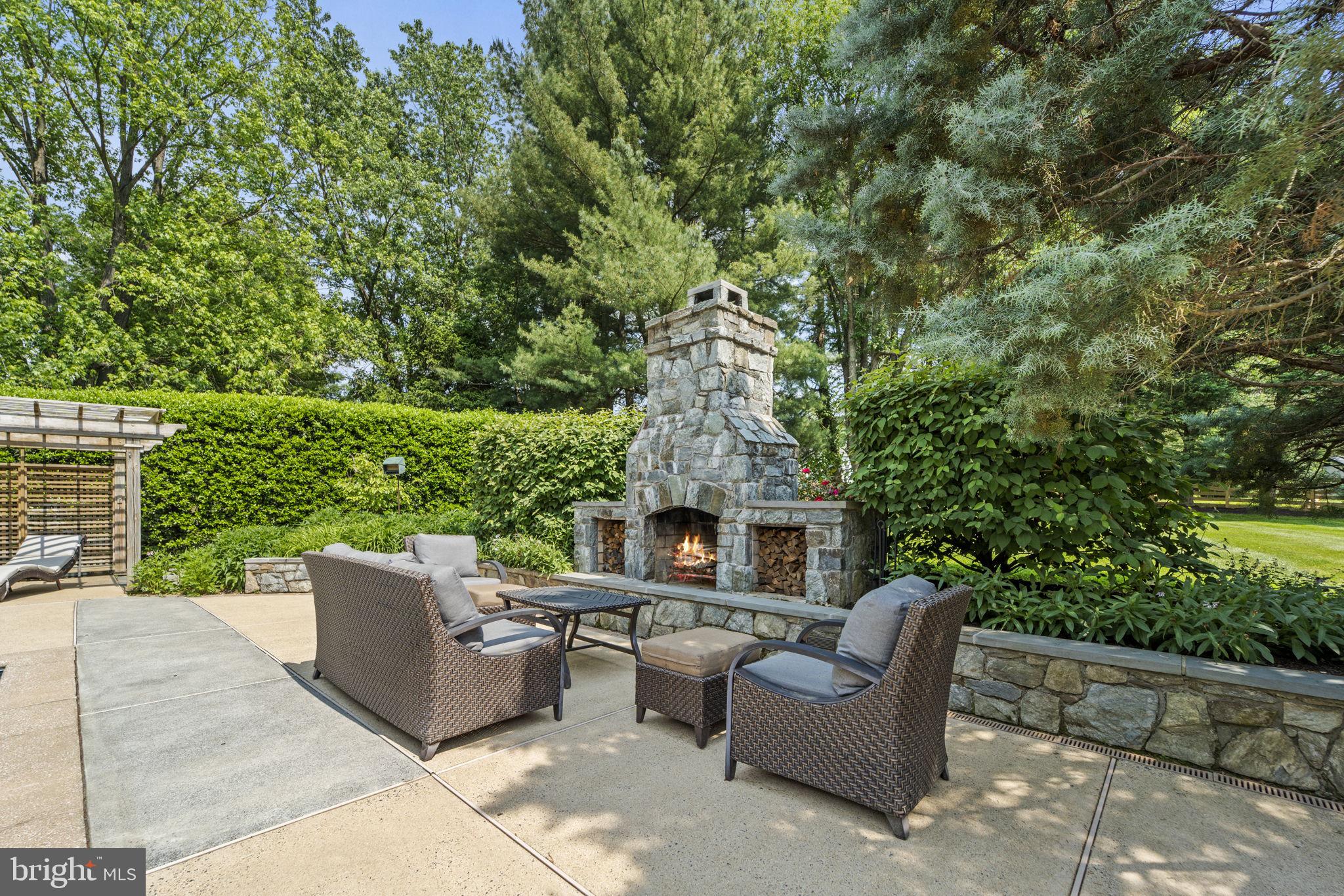 1211 Tottenham Court Reston, VA 20194 - Photo 53 of 80 outdoor stone fireplace!