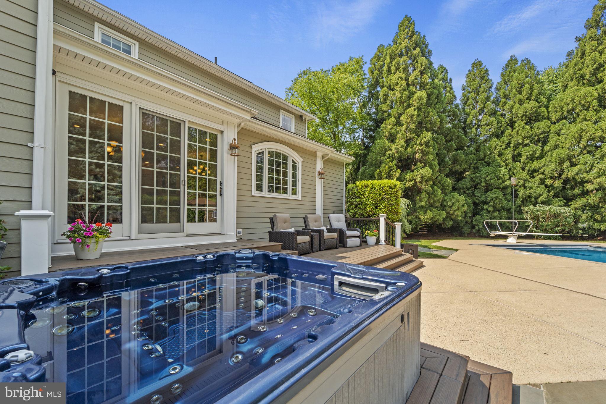 1211 Tottenham Court Reston, VA 20194 - Photo 54 of 80 hot tub 2020 in backyard