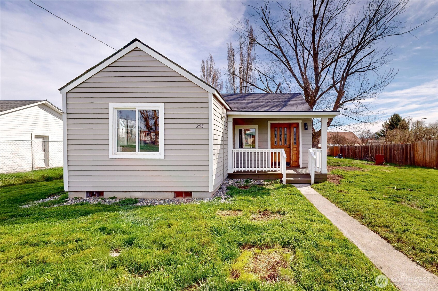 255 College Street Adams, OR 97810 - Photo 29 of 31 a front view of a house with a yard