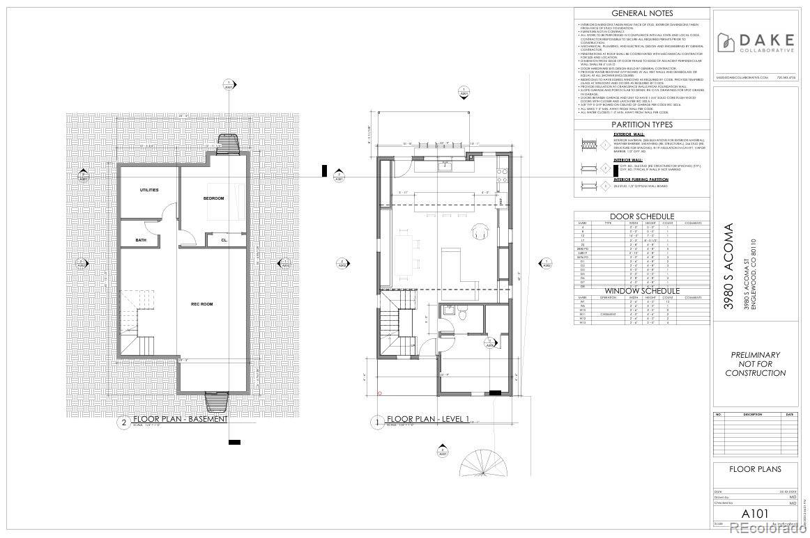 3976 South Acoma Street Englewood, CO 80110 - Photo 20 of 23 a picture of a floor plan