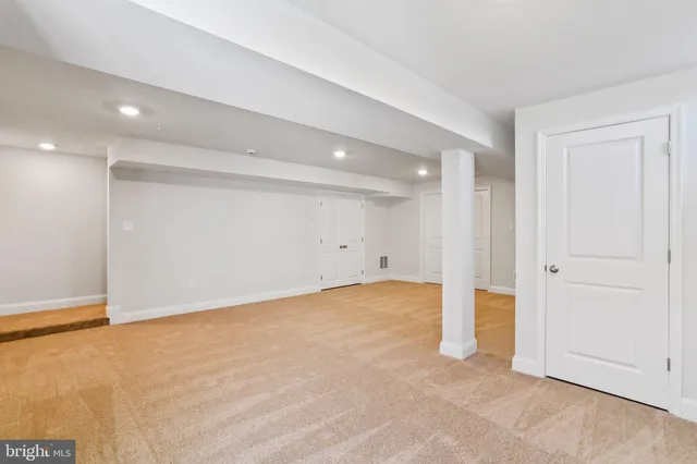 a view of an empty room