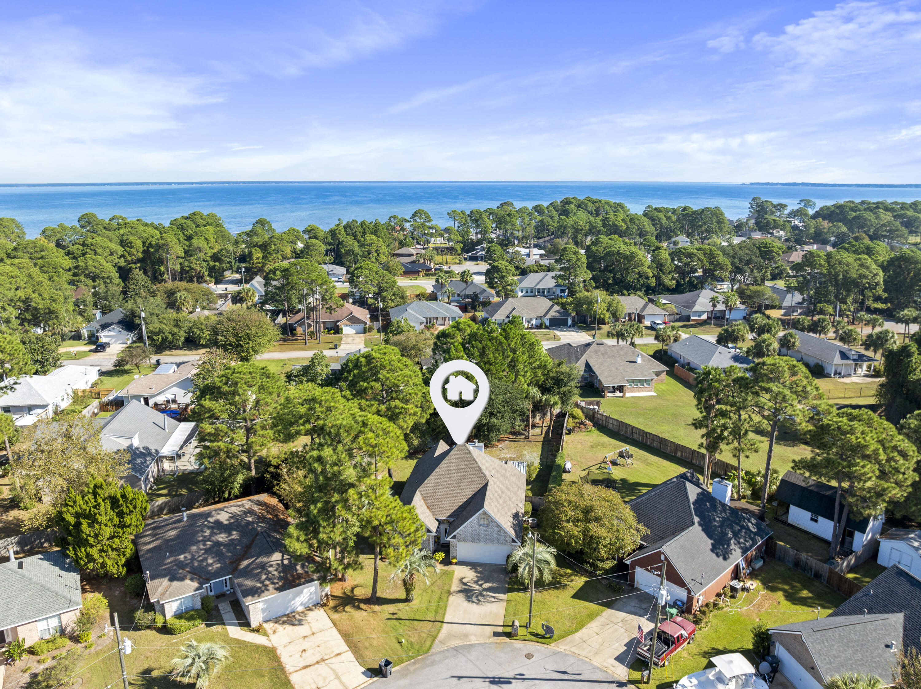 159 Mariner Way Miramar Beach, FL 32550 - Photo 3 of 47 an aerial view of residential houses with outdoor space and trees all around