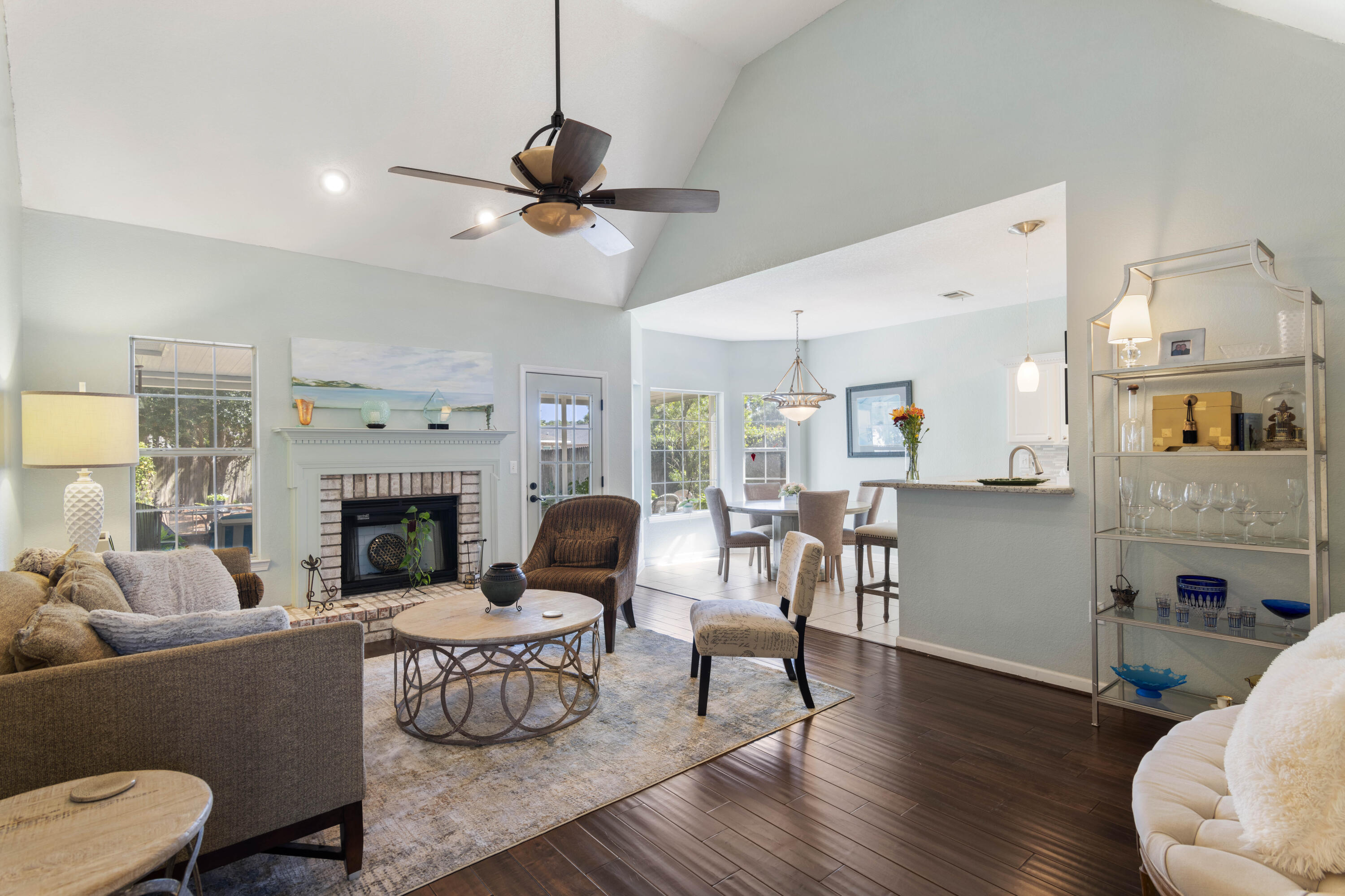 159 Mariner Way Miramar Beach, FL 32550 - Photo 6 of 47 a living room with furniture fireplace and a table