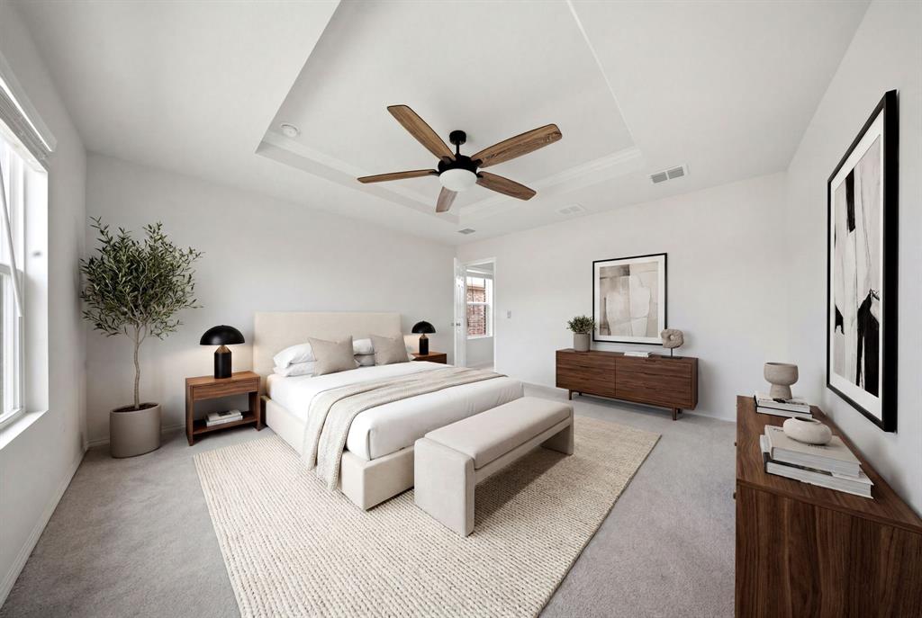325 Hopson Street Van Alstyne, TX 75495 - Photo 18 of 40 Primary Bedroom / Virtually Staged