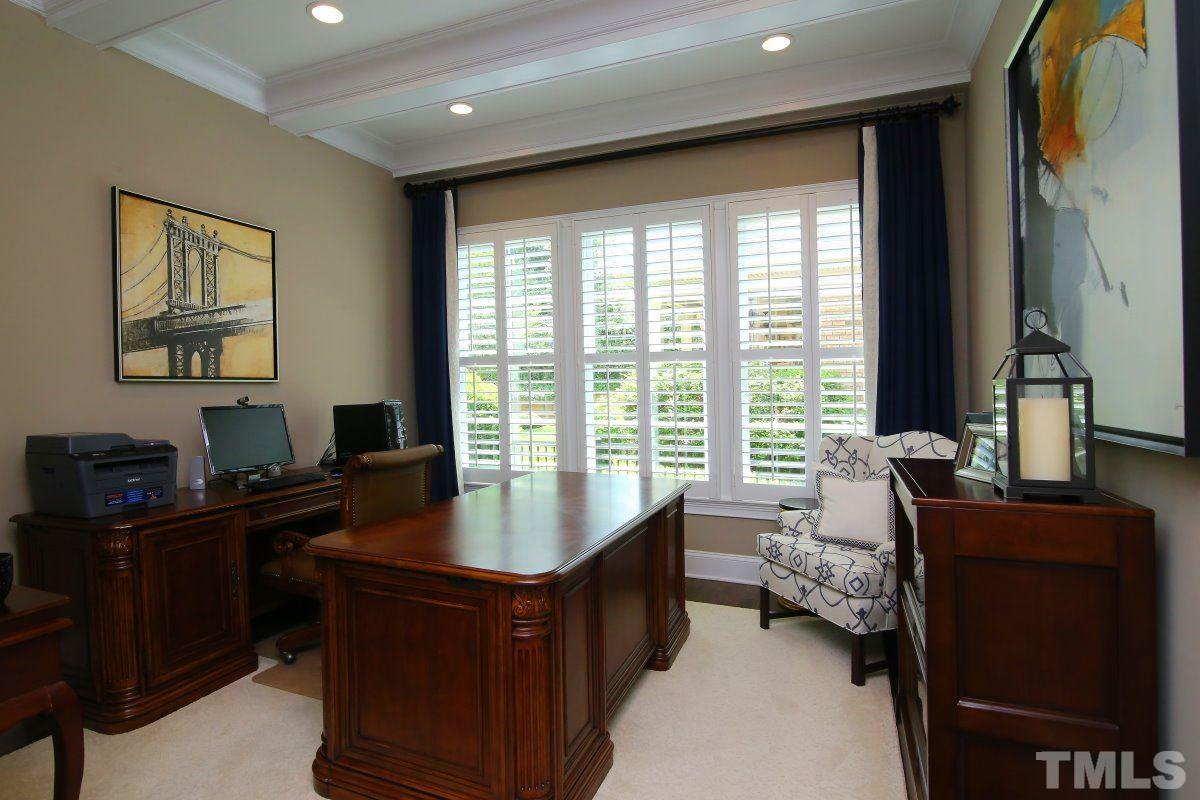 4106 English Garden Way Raleigh, NC 27612 - Photo 16 of 25 Beautiful trey ceiling with recessed lighting.