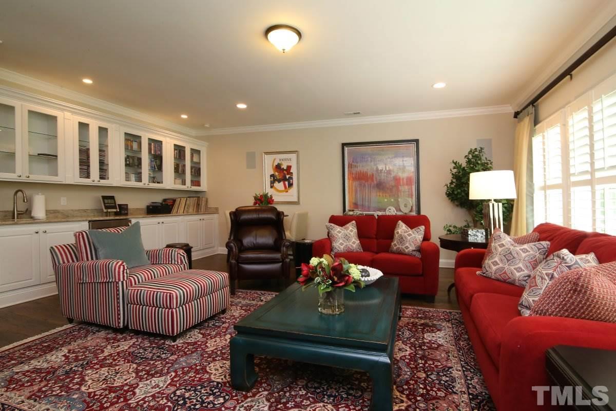 4106 English Garden Way Raleigh, NC 27612 - Photo 20 of 25 Media Room with Wet Bar.