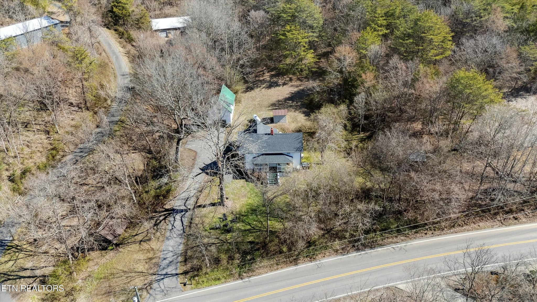 1216 Powder Springs Road Sevierville, TN 37876 - Photo 35 of 45 a view of a yard with plants