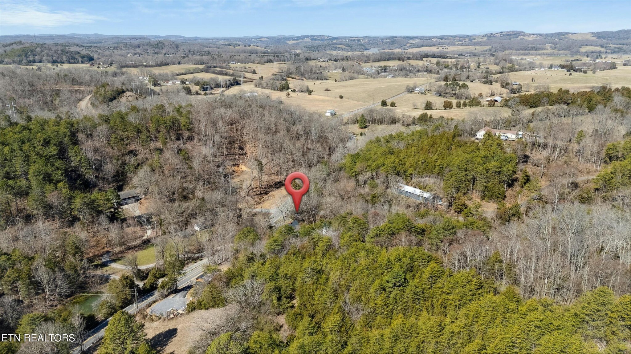 1216 Powder Springs Road Sevierville, TN 37876 - Photo 43 of 45 an aerial view of residential houses with outdoor space and trees