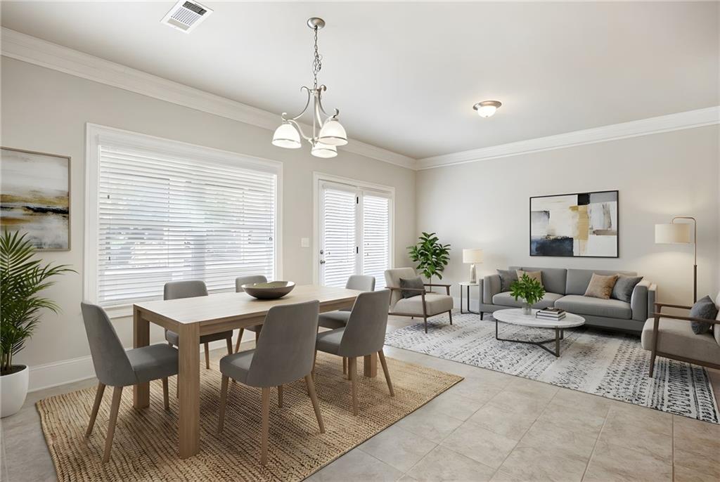 66 Lanier Ridge Acworth, GA 30101 - Photo 4 of 53 a view of a dining room with furniture window and outside view