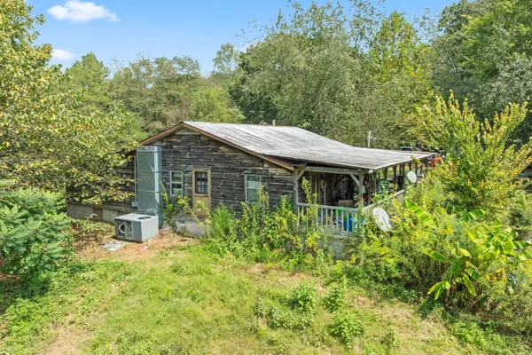 a view of a green field with lots of bushes