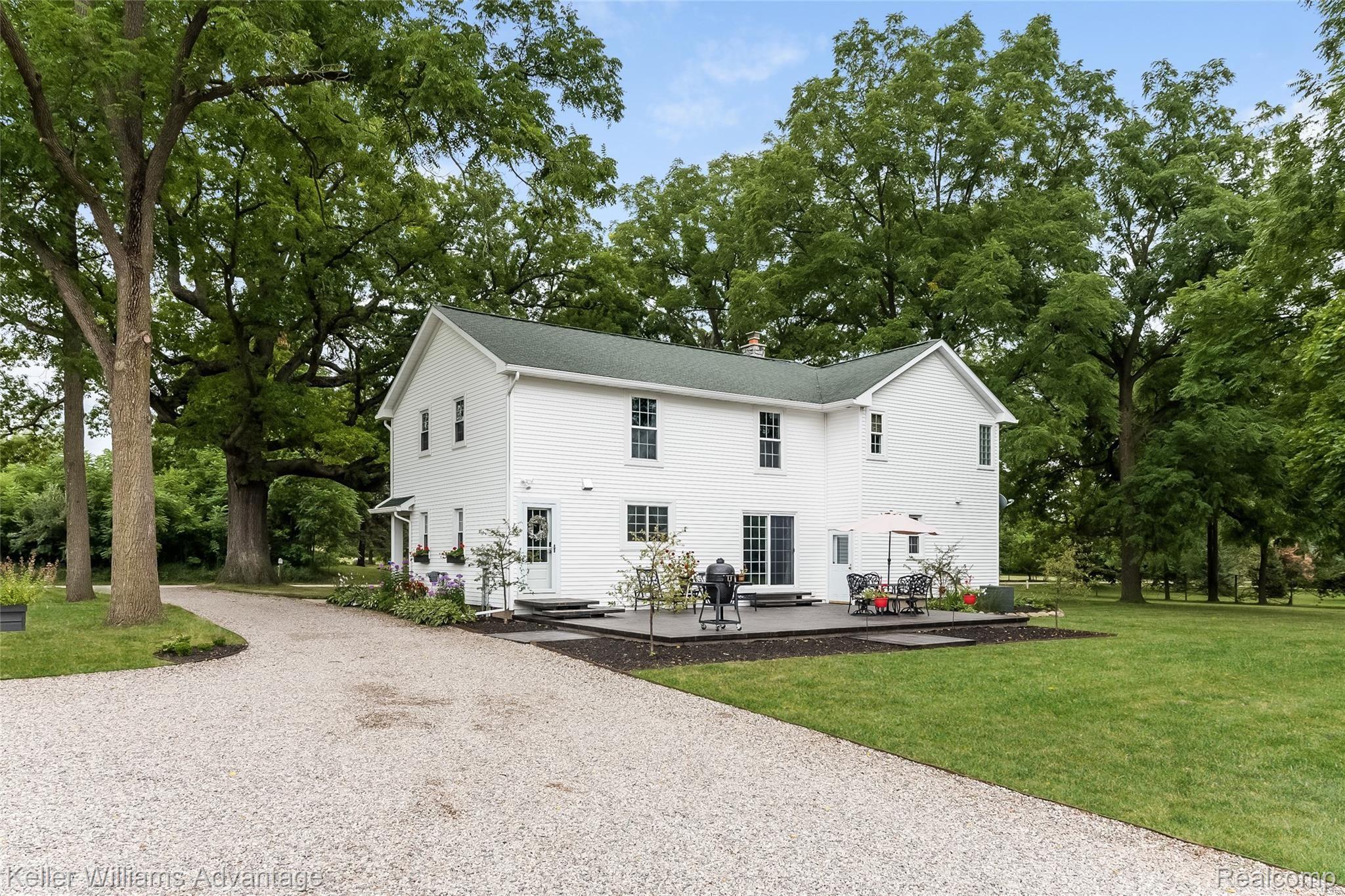 5385 Mack Road Howell, MI 48855 - Photo 39 of 59 The modern farmhouse and homestead of your dreams. 2885 square feet, 4 bedrooms, 3 full bathrooms. Built in 1920, this home is fully updated, beautifully maintained, and immaculate. Move-in-ready, on 2 acres with oversized pole barn and more.