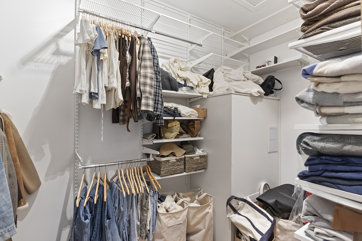 1226 North Dearborn Street, Unit B Chicago, IL 60610 - Photo 15 of 22 a view of walk in closet with clothes and shoes